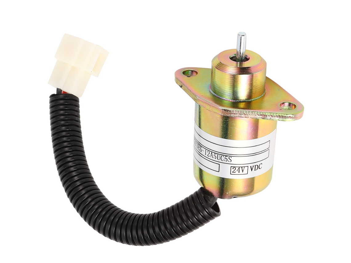 Válvula De Corte De Combustível Laxiscreed Para Motores Kubota 05 Séries, Dc 24v