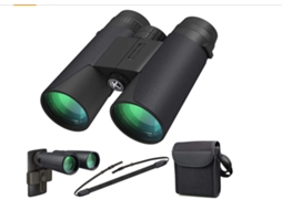 Binóculos 12x42 Bak4 Prisma Fmc Ip68 Anti Embaçante Observação Pássaros Viagens Estrelas Caça Adaptador Smartphone Bestvite