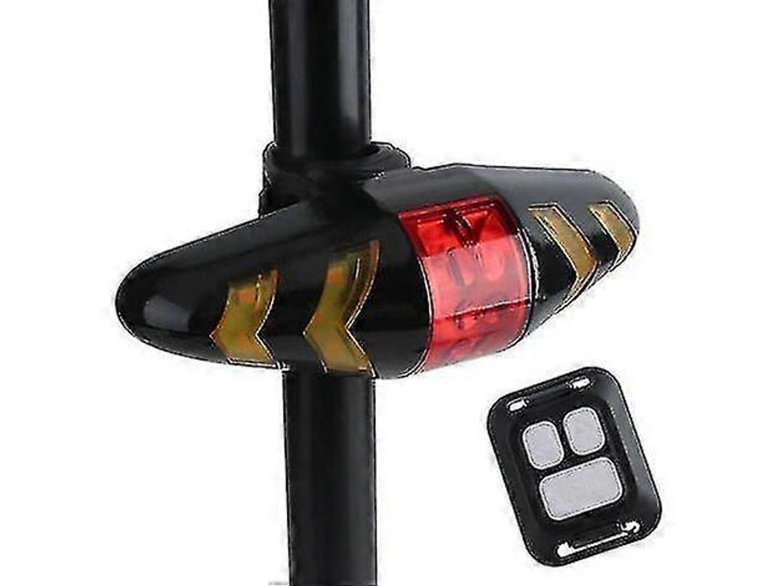 Luzes De Sinalização Traseira Para Bicicleta, Sinalizadores De Viração Sem Fio Com Controle Remoto, Ipx2 À Prova D'água