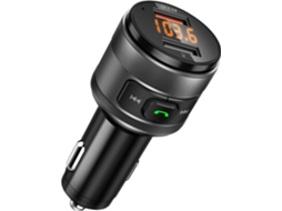 Transmissor Fm Bluetooth Veicular, Usb, Carga Rápida, Mãos-livres, Led