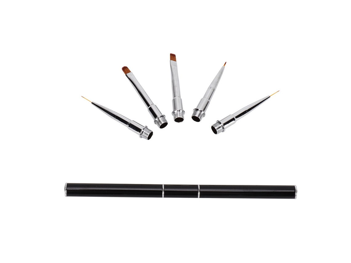 2026altiro-ferramenta De Arte De Unhas: Caneta De Pintura Com 5 Pontas De Substituição, Pincel, Pontilhado E Linha