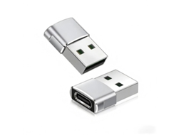 Set 2 Adaptador Usb c para Usb 10gbps, Preto AOZORZ