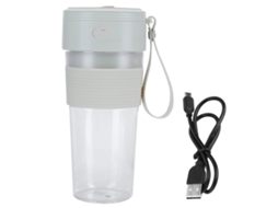 Mini Juicer Portátil USB Recarregável com 300ml, Silicone+PC, Verde Rosa | S/MARCA