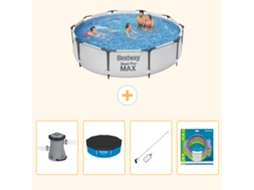 Bestway Piscina Bestway Steel Pro Max Redonda - 305x76 Cm - 5-peças S299