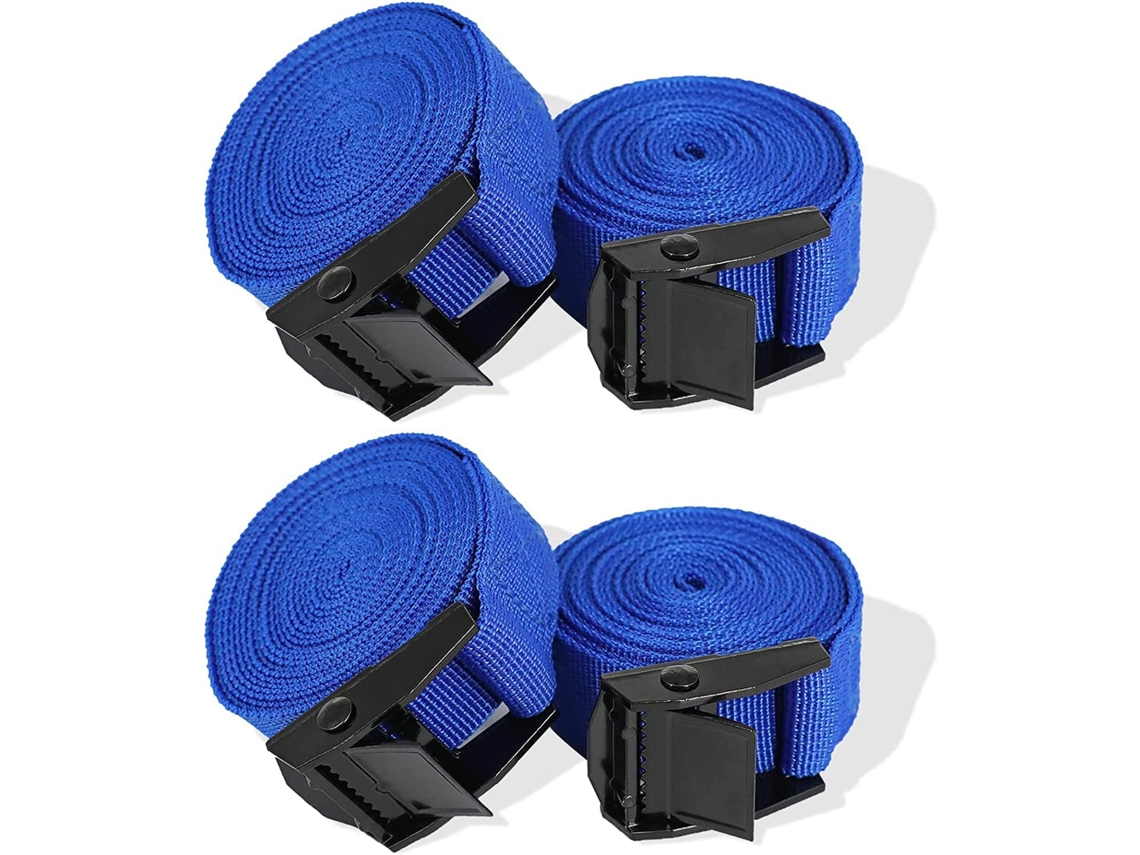 Conjunto De 8 Cintas Amarração Curtas Com Fechos. Para Carro, Moto E Câmera