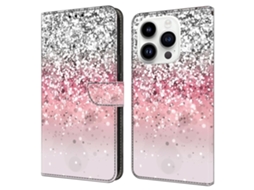Capa Gradiente Para Iphone 15 Pro Pele Sintética