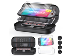 Capa E Protetor De Tela Para Nintendo Switch 2 Inclui Bolsa Digitallab