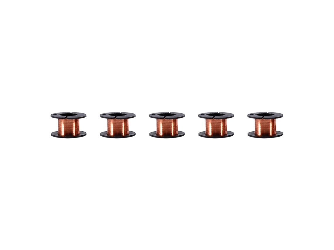 5pcs Cabo Cobre Esmaltado 0.1mm 12m Magnético Soldagem S/MARCA