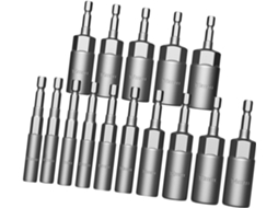Adaptador De Soquete 5-14 Mm/-19 Mm, Conjunto Chave Fenda Com Porca