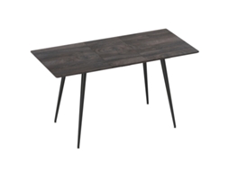 Mesa De Jantar Extensível Para 6 A 8 Pessoas, Com Pés De Aço Sólido.