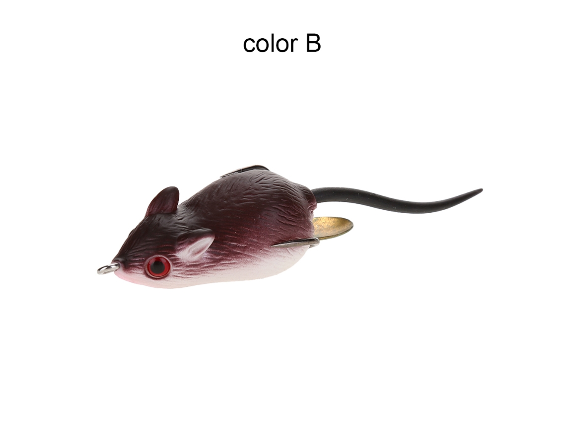 Blackfish Bait Hard Lure Mouse-shaped Double Hook Topwater Lure