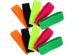 Topbathy Conjunto De 10-faixas Elásticas Para Corrida Pernas, Corda Ajustável E Reutilizável Exercícios Ao Ar