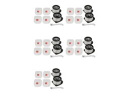 Conjunto De 10 Filtros De Espuma Para Aspirador De Pó Sem Fio Shark Iz400/iz420 Iz400uk Stratos.