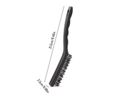 Laxiscreed Escova De Arame De Aço 9'' Para Limpeza De Solda, Ferrugem E Poeira