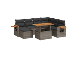 Garden Sofa Set, Garden Sofa Sets Vidaxl Cinzeto Rattan / Vime (n/a)