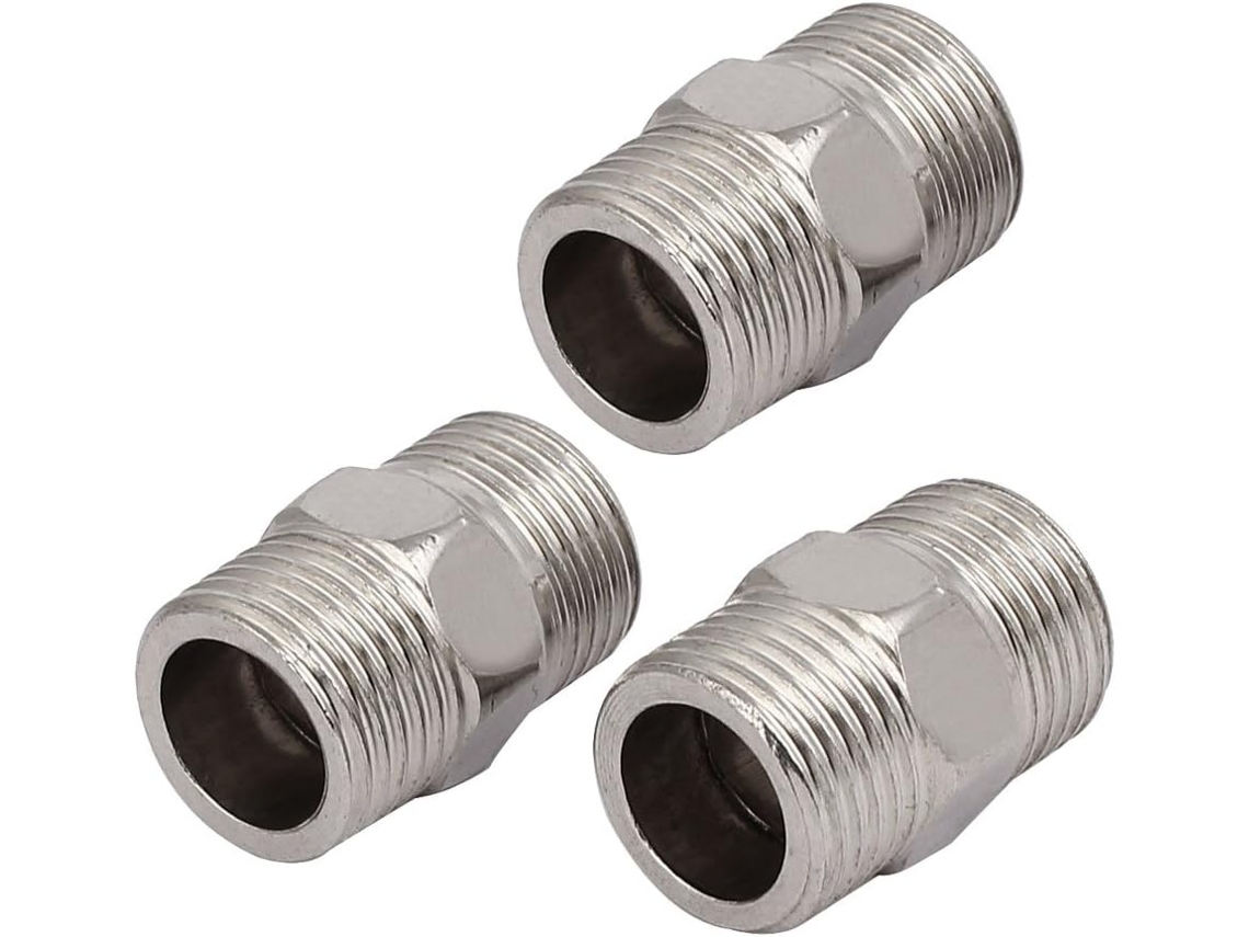 Conectores de Niple Hexagonais, aço inox M20, 3 peças CHABERLU