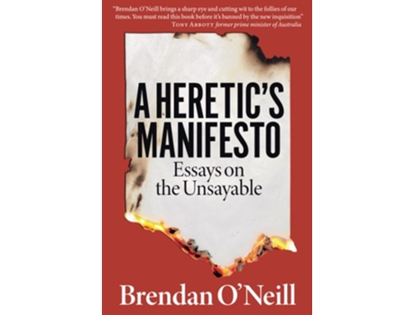 Livro A Heretics Manifesto de Brendan O'Neill (Inglês)