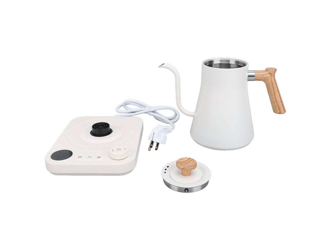 Jarra elétrica de 1200W, controlo de temperatura e visor LCD para café e chá em casa LAXISCREED