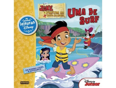 Livro Jake e os Piratas ''Uma de Surf''