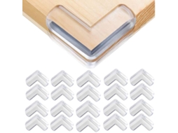 Protetores de Cantos ZRUXE, 20 unidades, PVC transparente