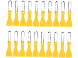 Cartões De Loteria Portáteis De Plástico Para Raspar, Pacote Com 20 Unidades | Amarelo
