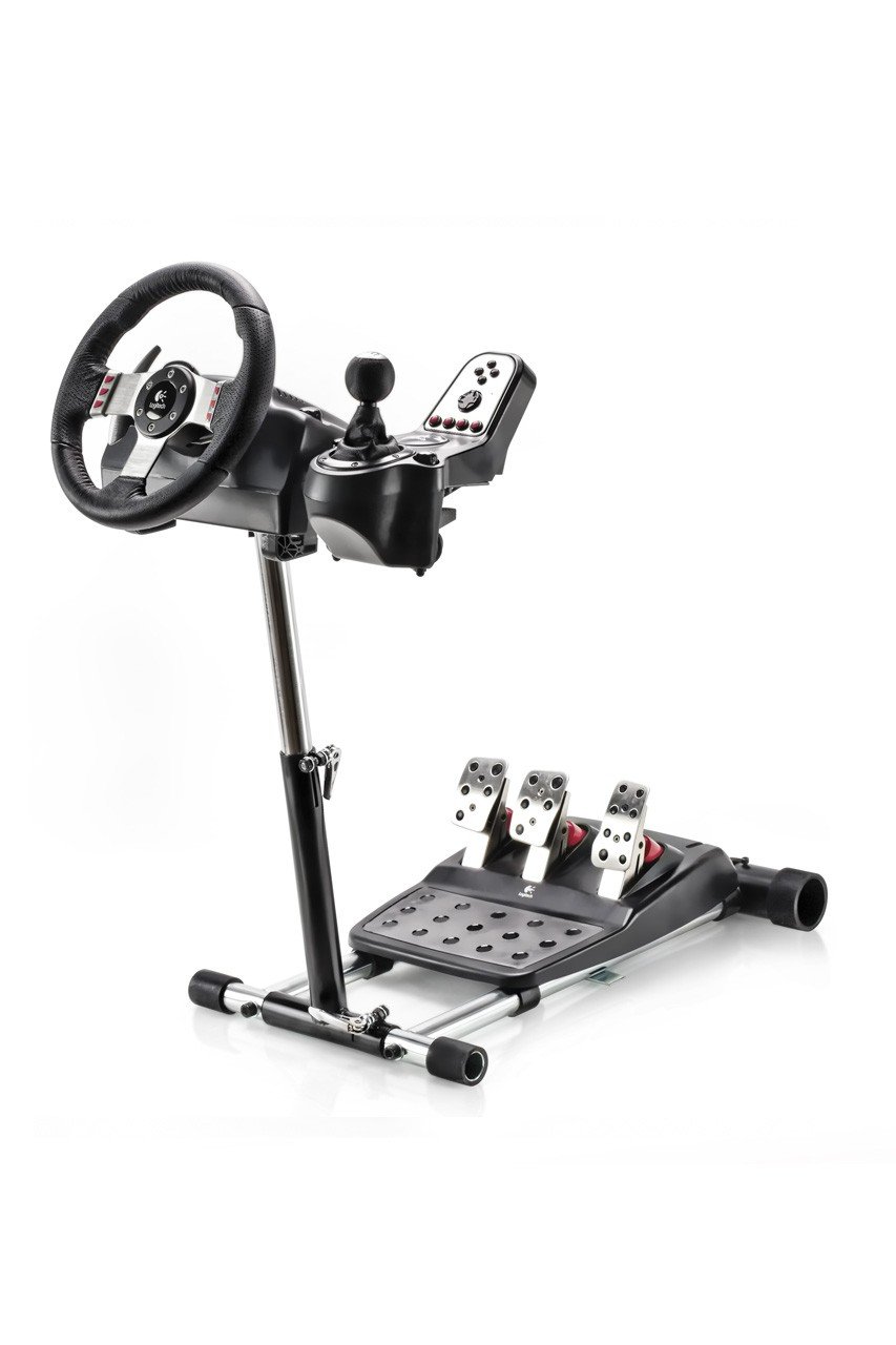 Volante Logitech G27 + adaptador PS4 + suporte Wheel Stand Pro