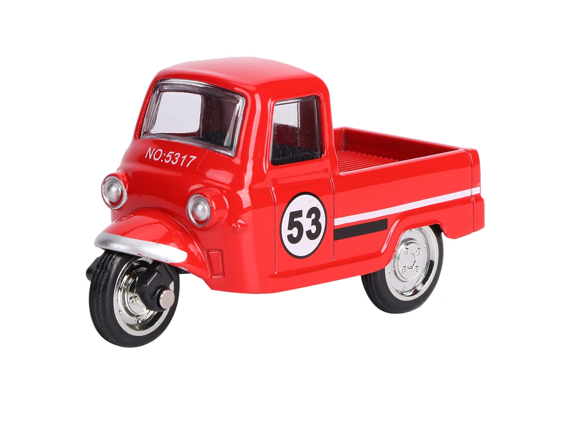 Mali brinquedo de Triciclo Carro de Liga Altamente Simulado Clássico com Função de Recuo