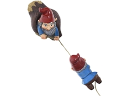 Decoración De Jardim Escultura De Elfo Em Miniatura Escalando Árvore Estátua Pendente Para Casa E Jardim