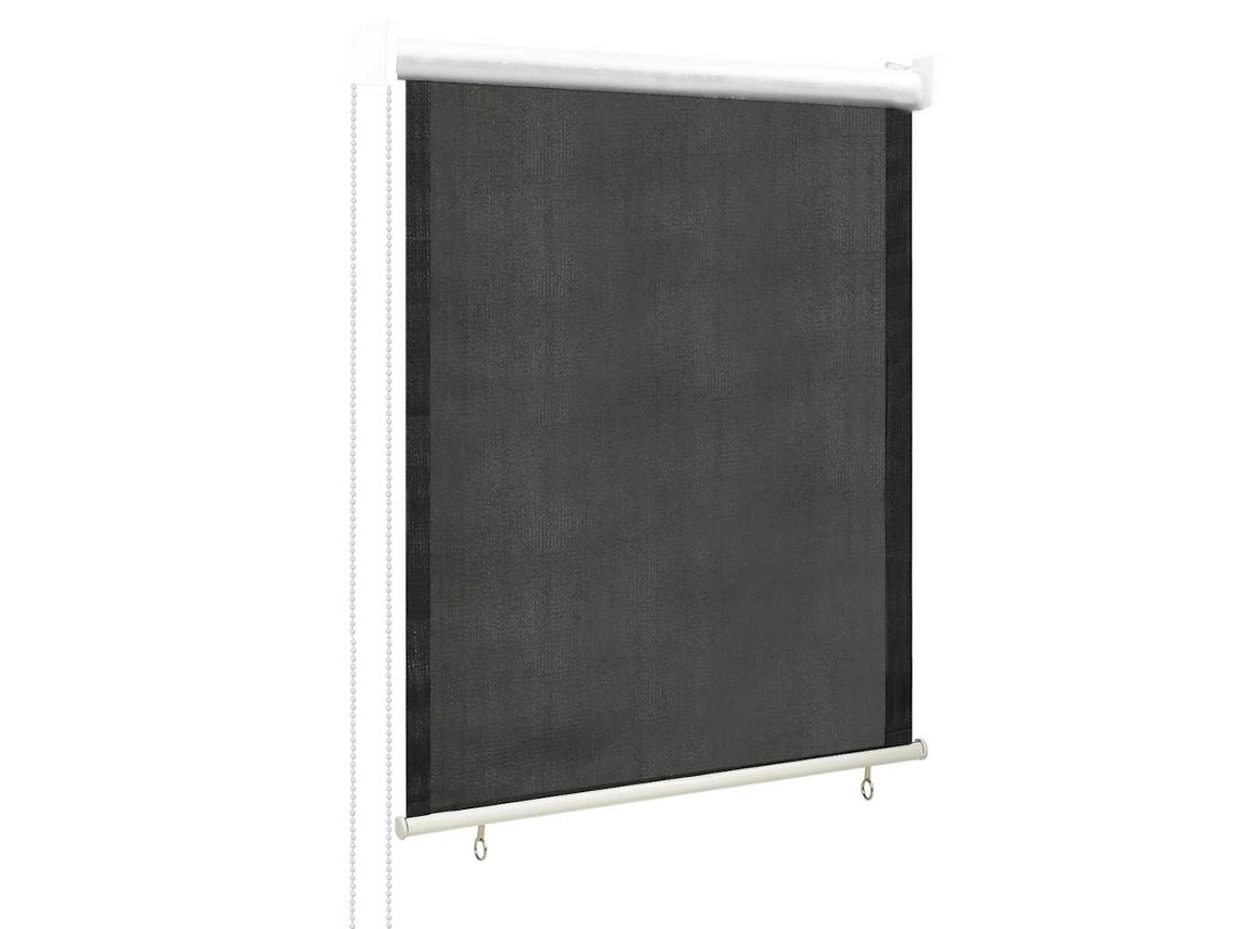 Vidaxl Estore De Rolo Para Exterior 65 (l) X 140 (a) Cm Antracite
