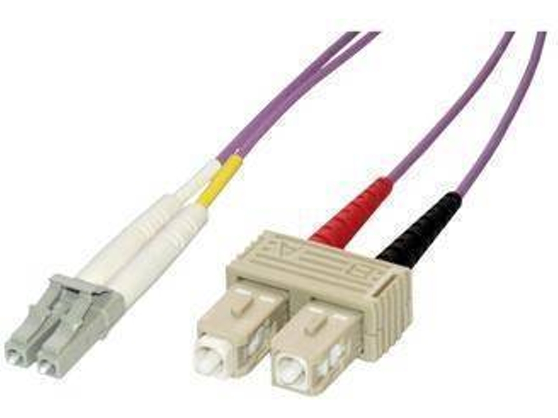 Cabo Fibra Ótica MCL (SC - LC - 3 m - Azul)