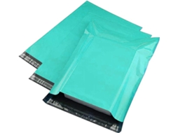 Saco De Courrier 100pcs Verde Teal Eco Poly Mailers Expedição Autoadesivo Pacote Correio Envelopes Mailer