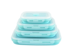 Lancheira, Em Silicone, Dobrável, Para Lanches, Adequado A Freezer, Micro-ondas, Lava-louças