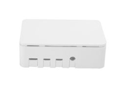 2026zentro-caixa De Enclosure Com 3 Dissipadores De Calor Abs Para Raspberry Pi 4 Branco