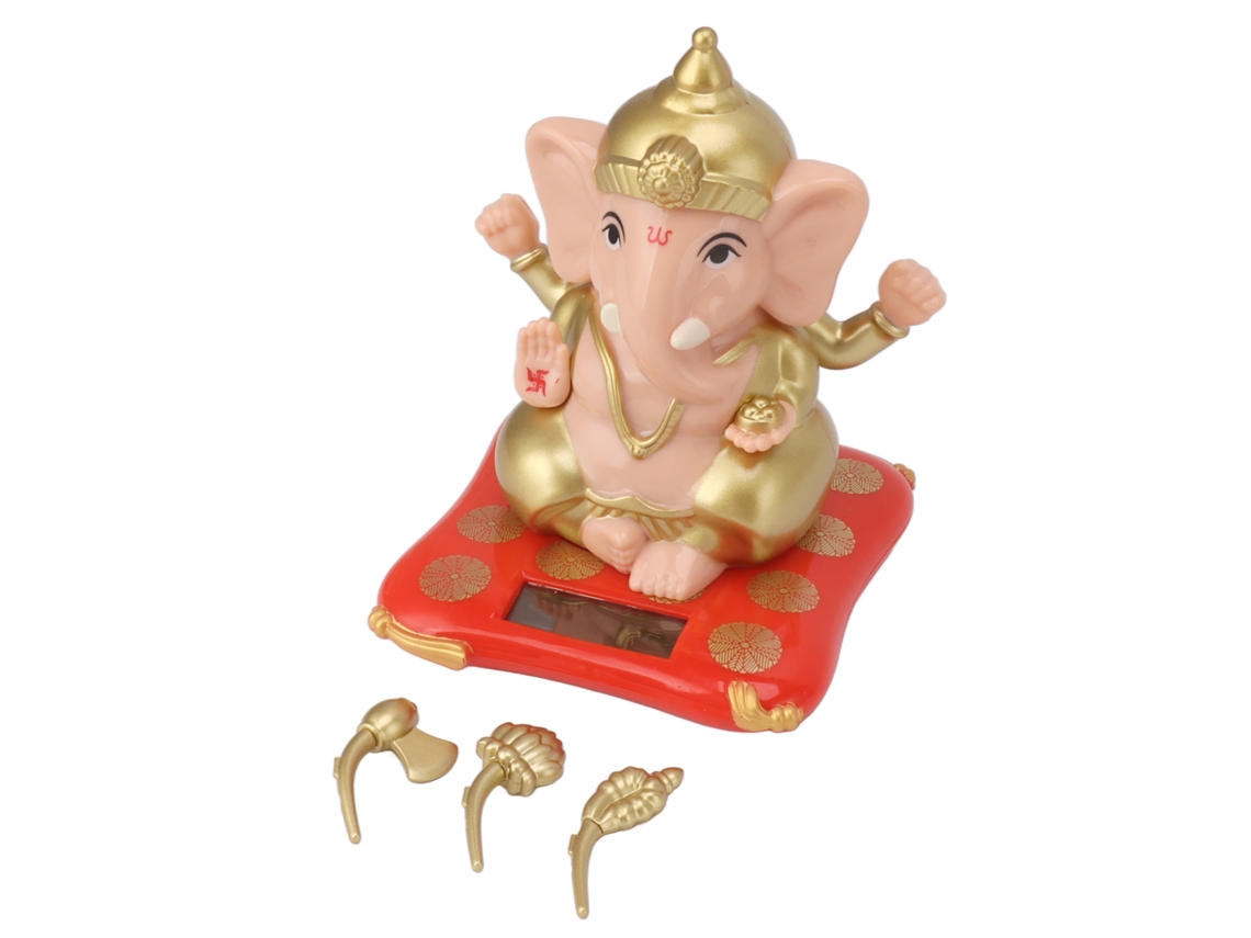 Estátua de Deus Ganesha Solar LAXISCREED