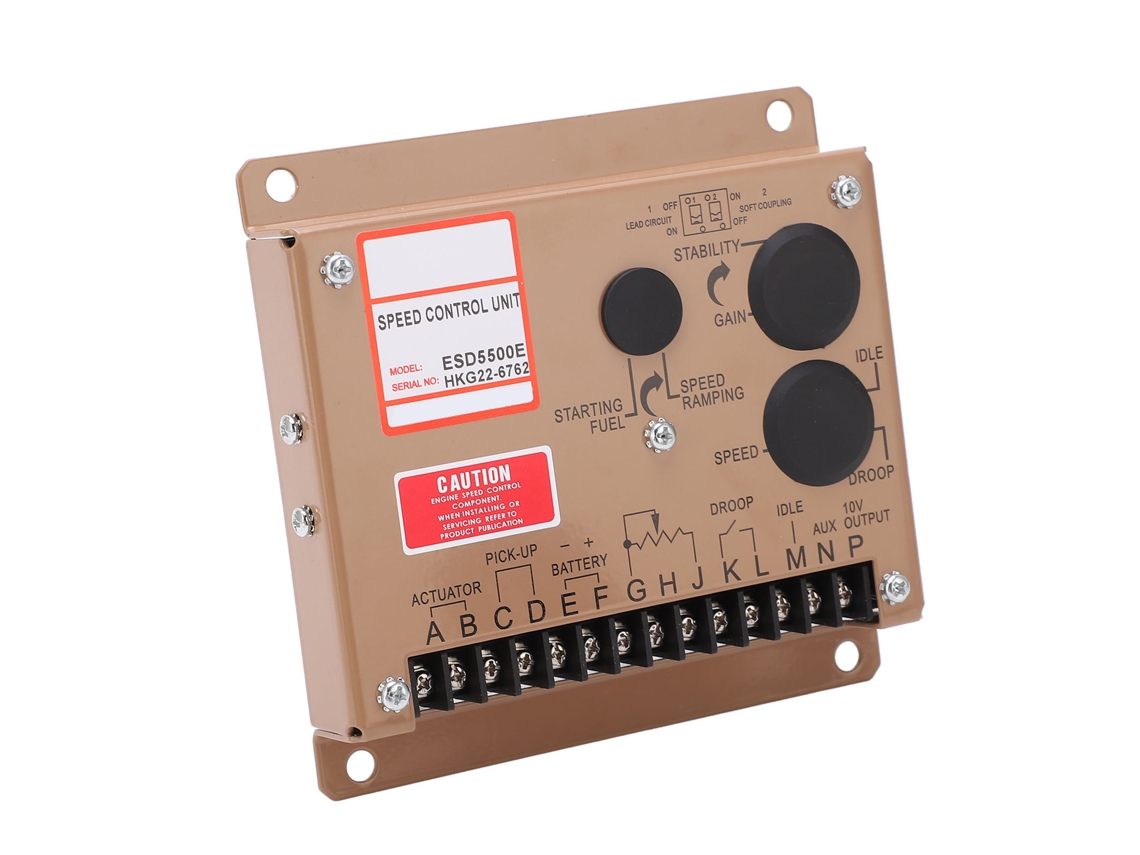Controlador De Velocidade Para Gerador Diesel Esd5500e: Inicialização Lenta, 12v/24vdc