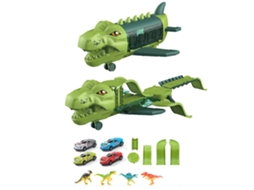 Primerox brinquedo de Dinossauro Avião com Trilhos Transporte Caminhão Pull Back Presente para Crianças