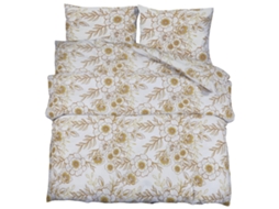 Duvet Cover Set, Duvet Cover Sets Vidaxl Branco Algodão (200 X 200 Cm + 65 X 65 Cm)