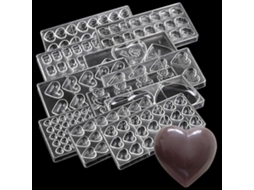 Formas Para Assar Diy Em Formato De Coração Em Policarbonato Para Chocolate, Utensílios Para Confeitaria E Decoração De Bolos Nº 13456 Aquaforge