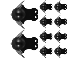 Conjunto De 10 Protetores De Canto Triangulares De Metal Para Móveis.