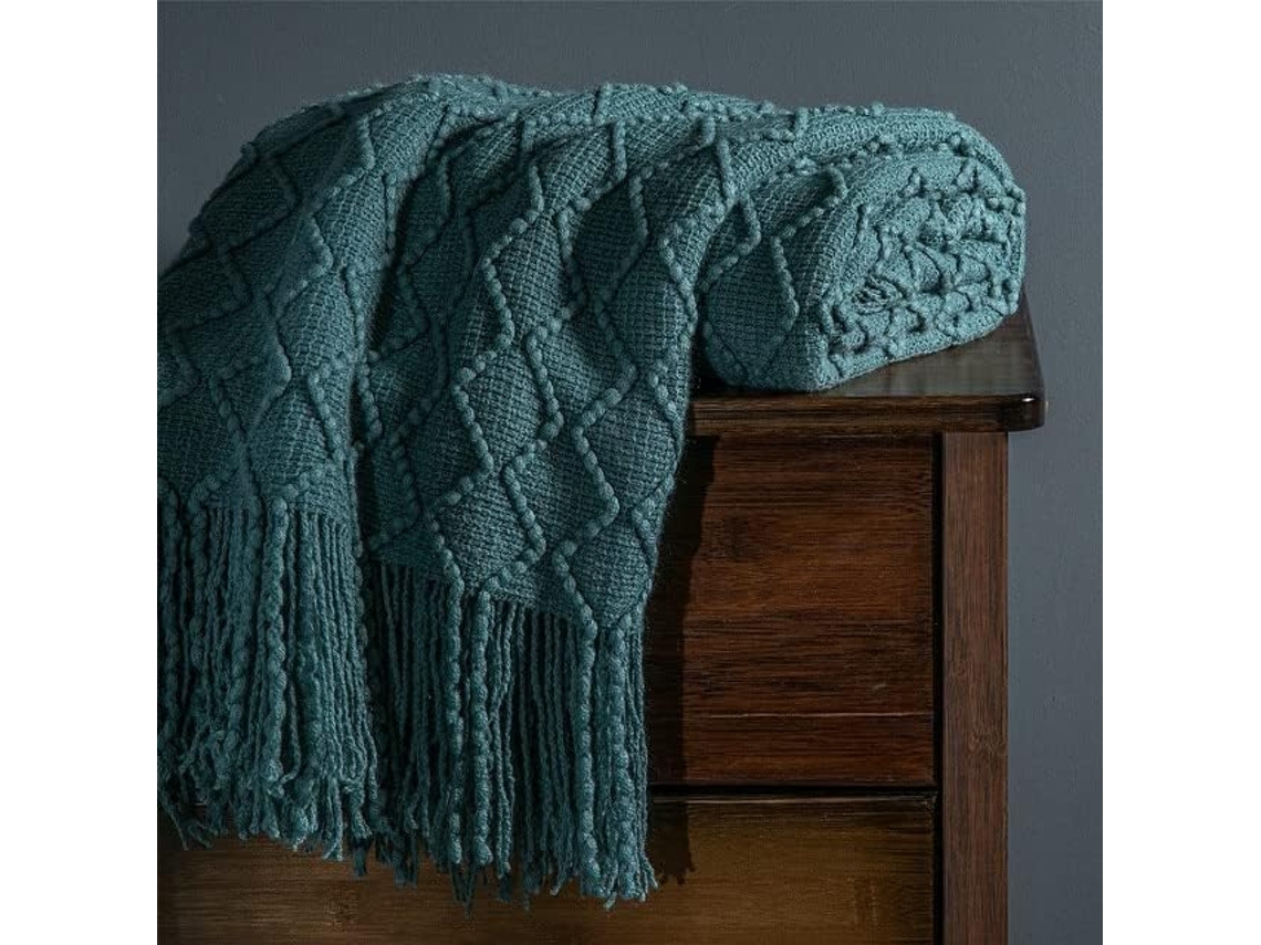 Manta de Tricô com Rosas para Sofá cama Mantas Decorativas Lã Cama Sofá Cochilo no Escritório Toalha Macia Est