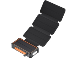 Carregador Solaire Power Bank | Carregador Rápido Com Lâmpada Integrada, Carregador Portátil E Flexí Gokoco