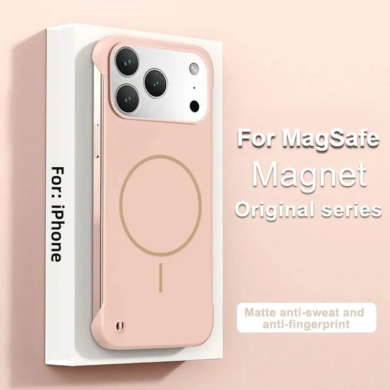 (dourado, Iphone 16 Plus) Capa Rígida Fosca, Ultrafina, Sem Bordas, Com Toque Suave E Dissipação De Calor Compatível Com Magsafe