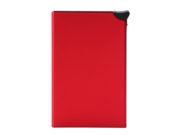 Porta cartões Anti roubo Rfid Liga de Alumínio Vermelho S/MARCA