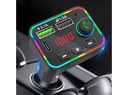 Transmissor Fm Bluetooth Veicular, Carga Rápida, Mãos-livres