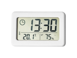 Relógio Simples Leve e Fino Relógio Eletrônico de Temperatura e Umidade Relógio Conveniente