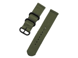 Cinto De Relógio Substituição Nylon Espesso Verde 24mm Acessório