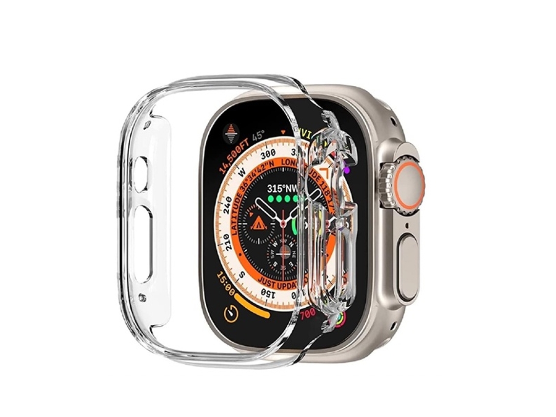 Capa Proteção Total Compativel com Apple Watch Series 10 42Mm Transparente GIFT4ME