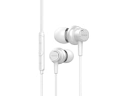 Auriculares com Fio AIWA Estm-500Wt (In Ear - Microfone - Branco)