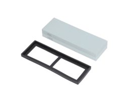 Kit de pedra de afiar facas Whstone com base de borracha para cozinha.