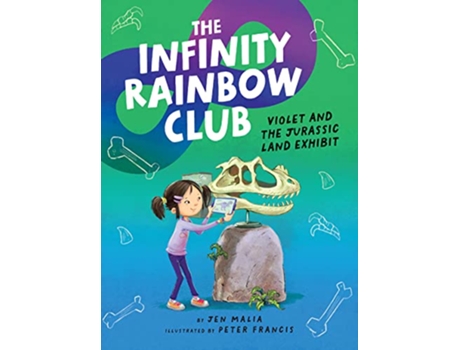 Livro Violet and the Jurassic Land Exhibit de Jen Malia (Inglês)